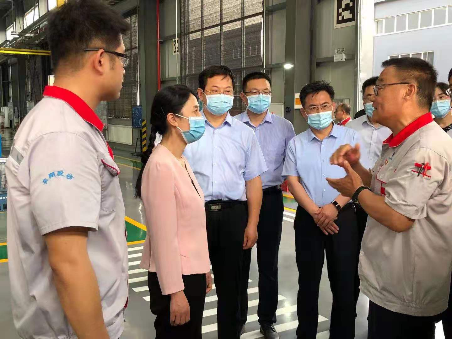 省委常委、組織部部長陳安麗蒞臨我司調(diào)研企業(yè)黨建及運行情況